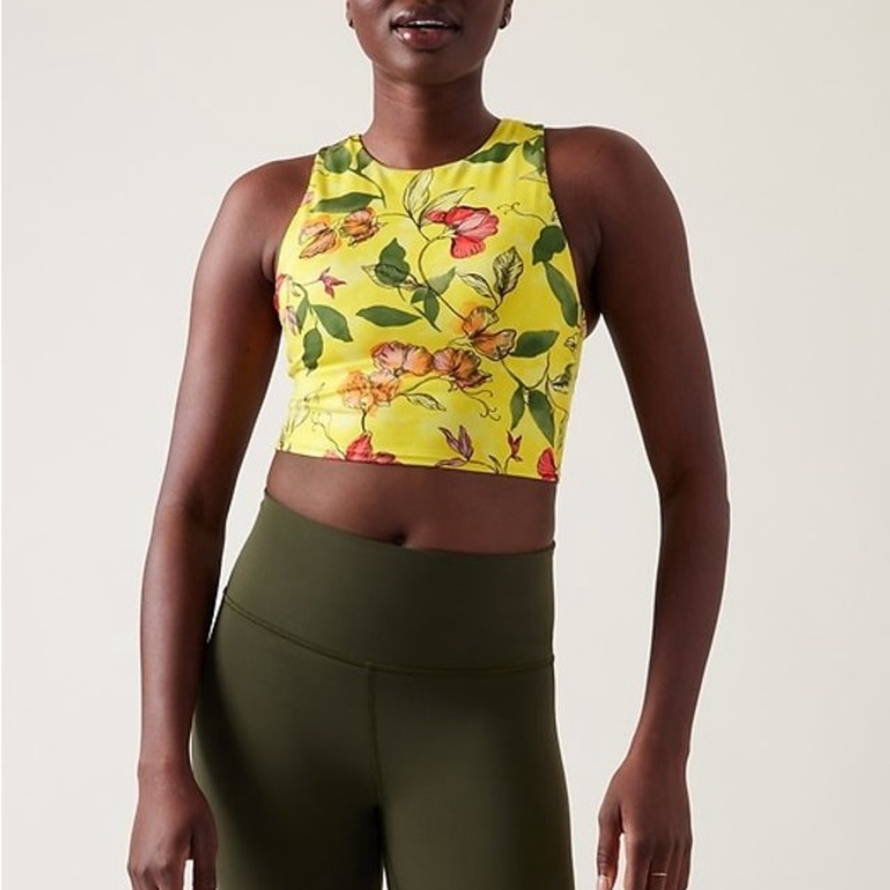 Athlete Floral Crop Top